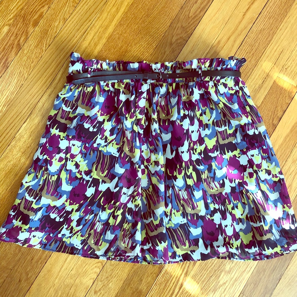 BOGO! Dahlia Collection belted skirt